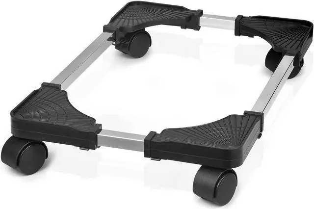 Alt view image 2 of 6 - Bailink Computer Tower Stand, Adjustable Mobile CPU Stand with Rolling Caster Wheels, Premium PC Tower Stand Holder for Floor Carpet Gaming PC Case
