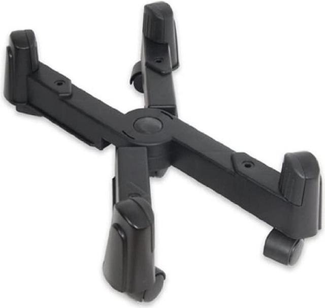 Main image of Computer Tower Stand, CPU Holder Desktop Stand Desktop ATX-Case Mobile Cart Holder Adjustable Width with 4 Caster Wheels, Fits Most Computer Cases Under Desk, Black