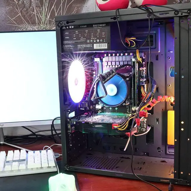 Alt view image 7 of 7 - Bailink 2025 Updated PWM Fan Hub, PC CPU Cooling 4 PIN/3PIN Fan Power Cable Hub Splitter Adapter Sleeved PWM Case Fan Splitter for Desktop Computer Cooler Case Fans 1 to 5 Way (15.7 Inch) -Black/Blue