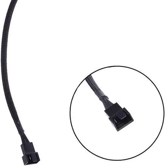 Alt view image 7 of 7 - Bailink 5 Pack 4-Pin PWM Fan Splitter Cable, Sleeved Braided Adapter Computer PC Fan Power Extension Cable Converter for Computer ATX Case 4-Pin/3-Pin Cooling Fan Cable (10.6")