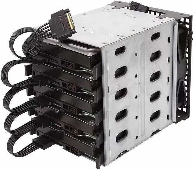 Alt view image 6 of 6 - Bailink SATA Power Splitter Cable, 15 Pin SATA to 5 SATA Power Splitter Cable Apply for HDD SSD Optical Drives Sata Power Cable -24 Inches