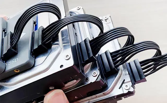 Alt view image 3 of 6 - Bailink SATA Power Splitter Cable, 15 Pin SATA to 5 SATA Power Splitter Cable Apply for HDD SSD Optical Drives Sata Power Cable -24 Inches