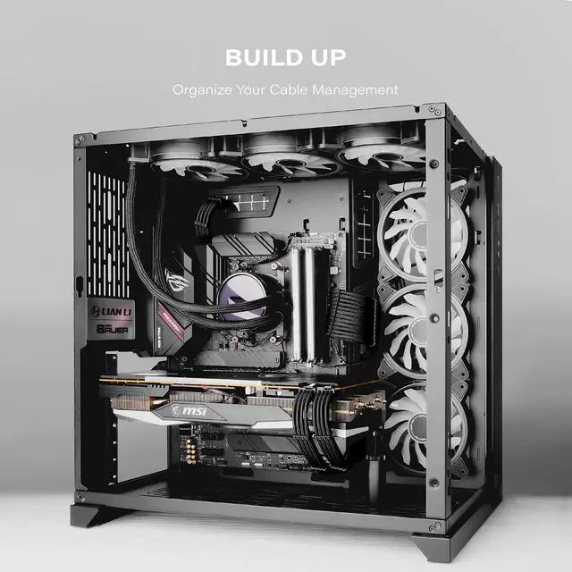 Alt view image 7 of 7 - Bailink PSU Cable Extension ATX Sleeved Custom Mod GPU PC Power Supply Soft Nylon Braided with Comb Kit 24PIN/8PIN to 6+2Pin/ 8PIN to 4+4PIN-30CM 300MM - Black