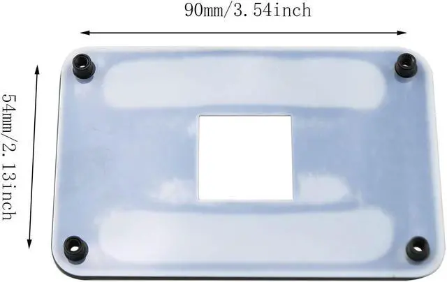 Alt view image 2 of 4 - Bailink  AM4 Backplane Back Durable CPU Heatsink Bracket Motherboard CPU Fan Cooling Mounting Sheet Plate for AM4 AMD Socket Metal Back Plate CPU Heatsink Bracket Backplane Backplate Back Sheet