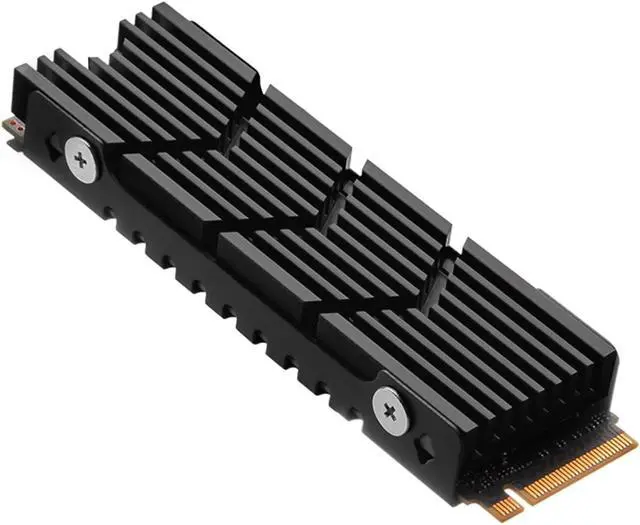 Main image of Bailink M.2 Heatsink NVMe SSD PS5 Heat Sink Computer PC PCIE M2 2280 SSD Cooler with Thermal Silicone pad for PC / PS5 for Samsung 990 980 970 EVO Plus SN850 SN750 SN570 Firecuda 530 Black