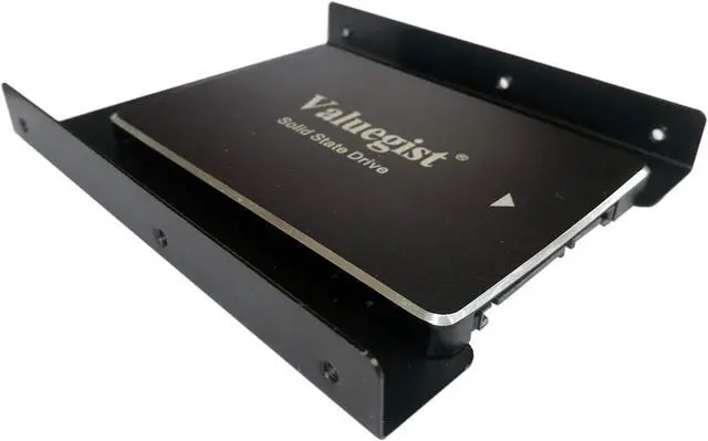 Alt view image 6 of 6 - SSD Mounting Bracket 2.5" to 3.5" Internal SSD/HDD Mounting with 1 PCS 15.7inch SATA III Cable,SSD Bracket SSD Tray Adapter 2.5" to 3.5" HDD SSD Hard Disk Drive Bays Holder Metal Mounting Bracke