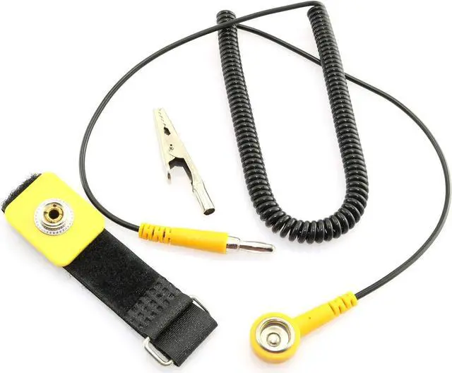 Alt view image 2 of 7 - Bailink Anti Static Wrist Strap, Anti Static Wristband Adjustable ESD Wrist Band Fits Your Wrist Comfortably. Grounding Bracelet to Protect Your PC Computer or Electronics from Static Electricity
