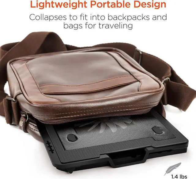 Alt view image 6 of 6 - Bailink Gaming Laptop Cooling Pad for 10-18 Inch, Laptop Cooling Pad Stand Built-in 140mm Big Fans with 5 Height Adjustable, Ergonomic Comfortability Notebook Riser all Laptops MacBook Pro Air & More