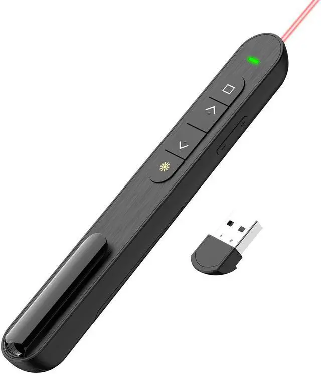 Main image of Bailink Presentation Clicker, Hyperlink Volume Control Wireless Presenter,PPT PowerPoint Clicker, RF 2.4GHz USB Presentation Remote Control PowerPoint Presentation Clicker for Keynote/PPT/Mac/PC
