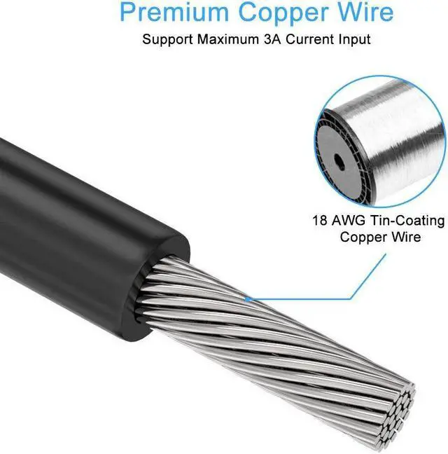 Alt view image 5 of 7 - Bailink 15 Pin SATA Power Extension Cable (3Pack), Sata Male to Female Cable, Sata Power Cable Extension, 13 inch, Black (3 Pack)