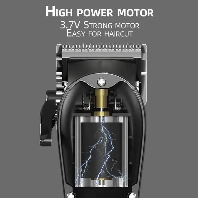 Alt view image 3 of 7 - Bailink Hair Clippers for Men Professional - Cordless&Corded Barber Clippers for Hair Cutting & Grooming, Rechargeable Beard Trimmer