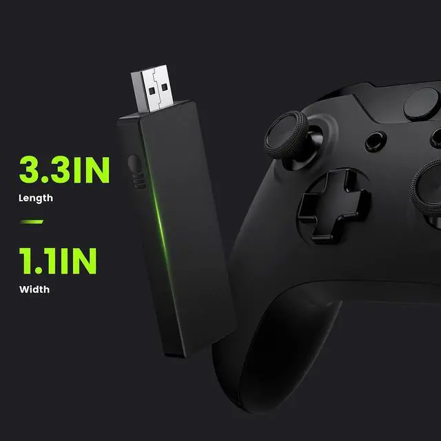 Alt view image 6 of 7 - Bailink Wireless Adapter for Xbox Works for Windows 10 Compatible with Xbox One Controller, Xbox One X, Xbox One S and Elite Series Controller,Connect Up to 8 Controllers
