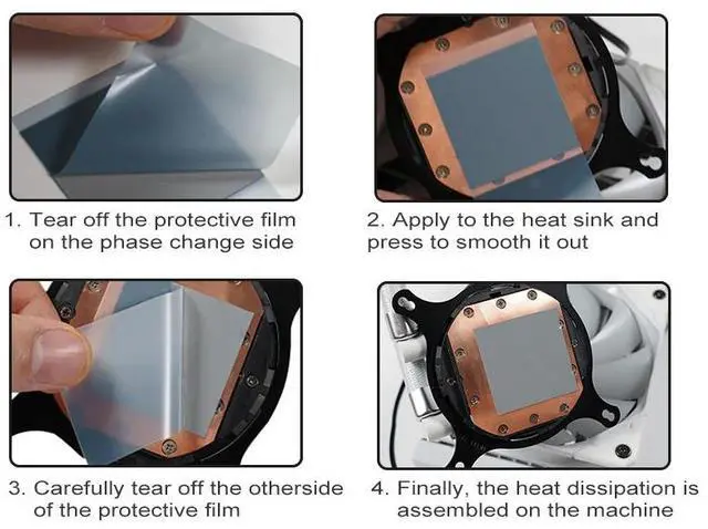Alt view image 6 of 7 - PTM7950 31x50x0.2mm Phase Change Thermal Pad, Real High Conductive Silicone Grease 8.5W/mK CPU Thermal Paste for PS5 Steam Deck ROG Ally CPU GPU SSD M.2 Laptop