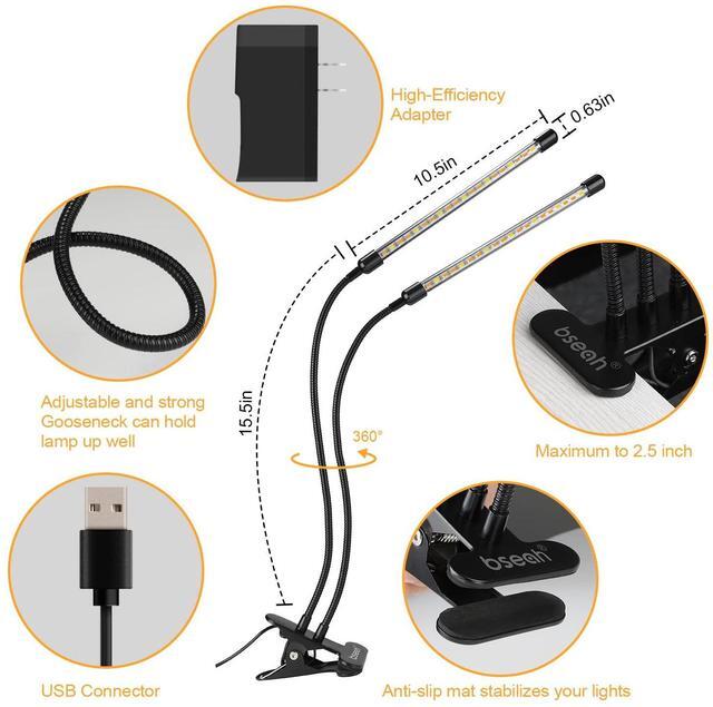 Alt view image 7 of 7 - Bailink Grow Light Plant Lights for Indoor Plants, Full Spectrum Plant Grow Lights, 10 Dimmable Levels Auto ON & Off with 3/9/12H Timer