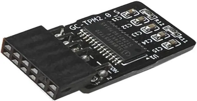 Alt view image 3 of 7 - TPM 2.0 Encryption Security Module Compatible with Remote Card 11 Upgrade LPC TPM2.0 Module 12 pin for GIGABYTE Motherboards,TPM 2.0 Module fit for GIGABYTE GC-TPM2.0_S TPM Module (12 Pin 12-1)
