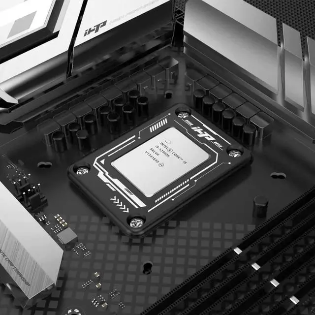 Alt view image 2 of 6 - Bailink LGA 1700 CPU Contact Frame for Intel 12/13/14 Gen Anti-Bend Fixing Fixture, LGA1700 CPU Corrective Fixing Bracket,Aluminum Corrector Frame.