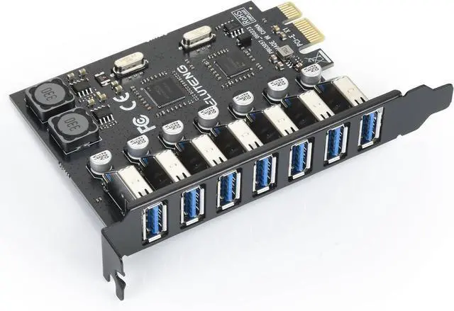 Main image of Bailink High Performance PCIE USB 3.0 Card 7 Ports PCI Expree to USB Expansion Card Super Speed 5Gbps PCI-e USB3 Hub Controller Adapter for Windows 11/10/8/7/XP/Vista