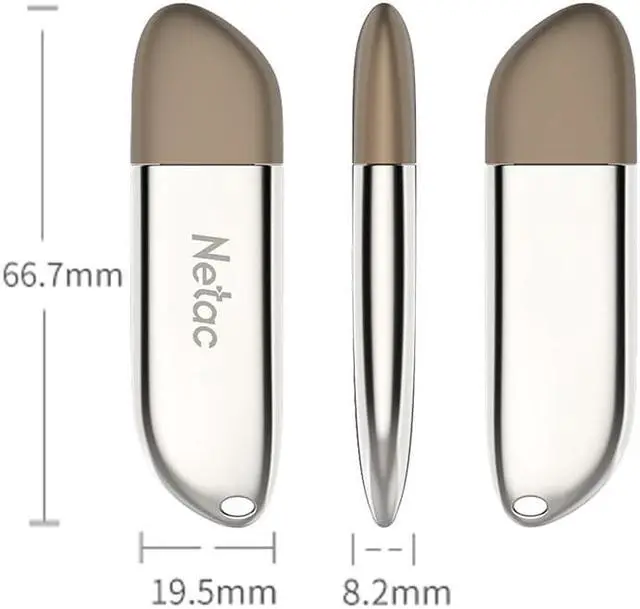 Alt view image 6 of 7 - Netac USB 3.0 Flash Drive 64GB Mini High Speed Metal USB Stick Stylish USB Pen Drive Flashdisk Memory Portable U Disk for PC Laptop