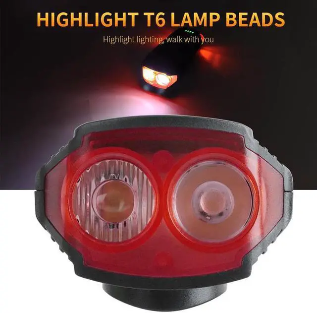 Alt view image 3 of 7 - WIILGN Solar Powered Led Bicycle Front Headlight with Horn, USB Rechargeable Waterproof Bike Light for Night Riding, 5 Modes Cycling Lamp Flashlight