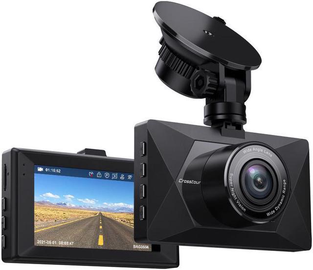 Crosstour Dash Cam, Full HD1080P, Loop Recording Motion Detection