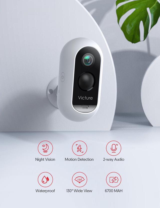 victure outdoor camera setup