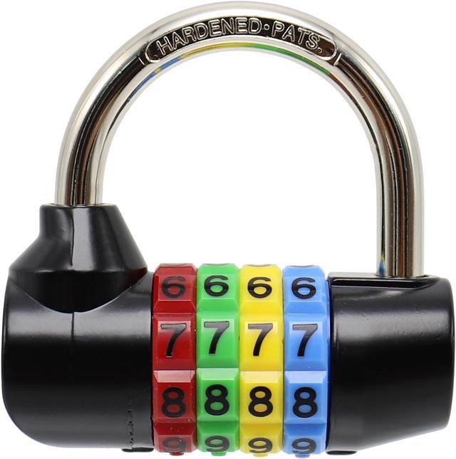 FixtureDisplays 3 Digit Combination Security Code Padlock for Travel  Luggage Suitcase, School, Gym Locker