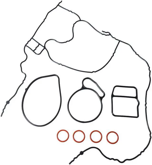 Main image of BTS-1842662C91 Front Cover Rear Half Gasket Kit Juego de Juntas de Cubierta Frontal Trasera Media DT466E/570E