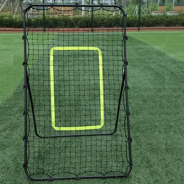 Alt view image 4 of 4 - FstNiceTed Professional Galvanized Steel Pipe Rebound Soccer/Baseball Goal Black