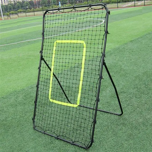 Main image of FstNiceTed Professional Galvanized Steel Pipe Rebound Soccer/Baseball Goal Black