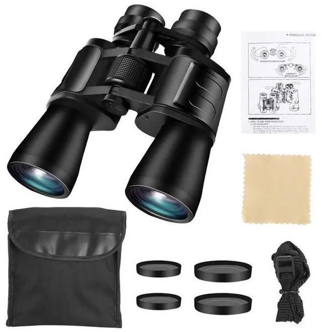 Alt view image 5 of 7 - FstNiceTed 8-24x Binoculars with 50mm Objective Lens, Multi-Layer Coated Aspherical Lenses, High-Grade BAK-4 Prisms, Compact & Portable for Bird Watching, Outdoor