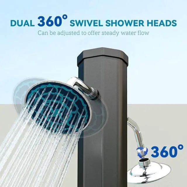 Alt view image 6 of 7 - FstNiceTed Solar heated shower