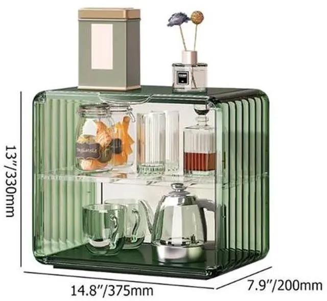 Alt view image 3 of 7 - FstNiceTed Green 2-Tier Warm Storage Rack