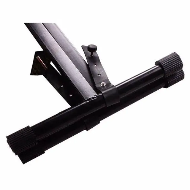 Alt view image 6 of 7 - FstNiceTed X-type Keyboard Stand + Adjustable Folding Piano Bench Stool Seat Black