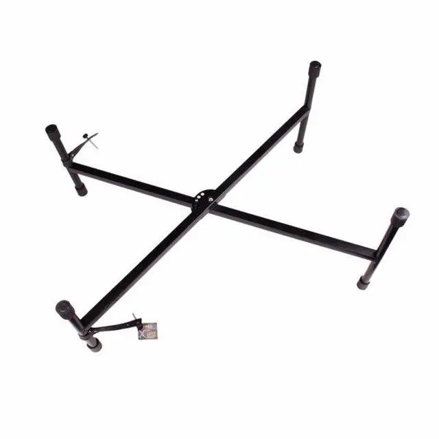 Alt view image 3 of 7 - FstNiceTed X-type Keyboard Stand + Adjustable Folding Piano Bench Stool Seat Black