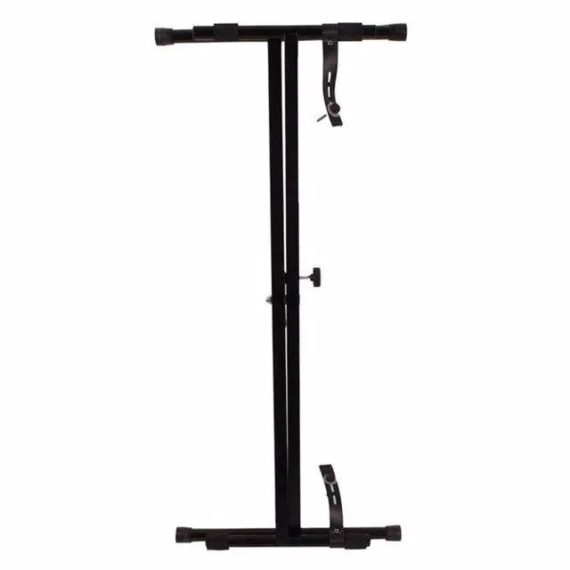 Alt view image 2 of 7 - FstNiceTed X-type Keyboard Stand + Adjustable Folding Piano Bench Stool Seat Black