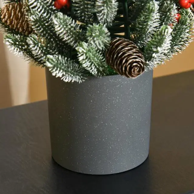 Alt view image 7 of 7 - FstNiceTed 18" tall artificial Christmas tree for indoor
