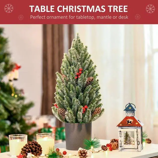 Alt view image 5 of 7 - FstNiceTed 18" tall artificial Christmas tree for indoor