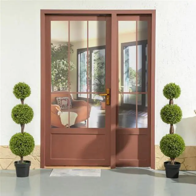 Main image of FstNiceTed 2 topiary ball-shaped boxwood trees