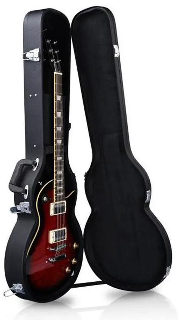 Alt view image 5 of 7 - FstNiceTed Guitar Hard Case for Acoustic Guitar made of hard plywood wrapped in PU leather