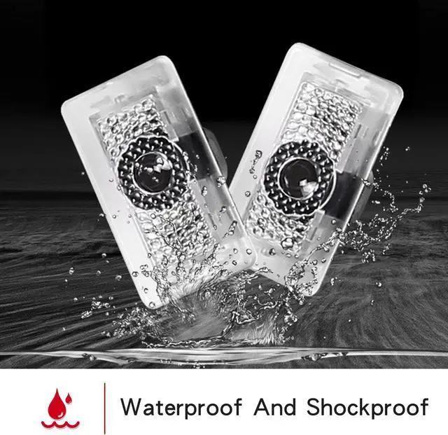 Alt view image 3 of 6 - Tesla Model 3 LED Logo Projector Puddle Lights,Model Y&S&X Car Door Light Accessories with T Letter 2 Pack (White Light)