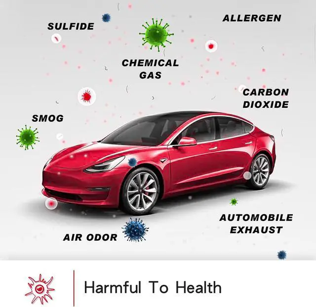 Alt view image 2 of 6 - Tesla Model 3 Air Inlet Filter Intake Accessories 2021 Model 3/Y Upgrade Carbon Filters