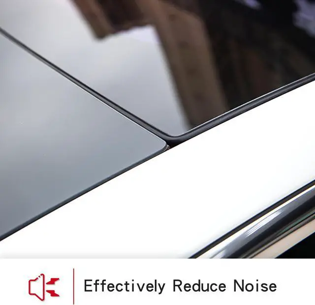 Alt view image 4 of 7 - Arcoche Tesla Model 3 Wind Noise Reduction Kit Quiet Seal Kit,Roof Seal Strip for 2016-2021 Tesla