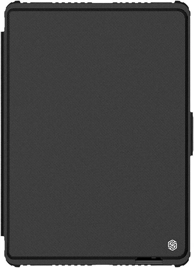 Alt view image 4 of 5 - For Samsung Galaxy Tab S8+ 5G / S8+ / S7+ - Nillkin Bumper Combo Keyboard Case [Slide Camera Cover, Built-in Pencil Holder, Smart tackpad] - Black