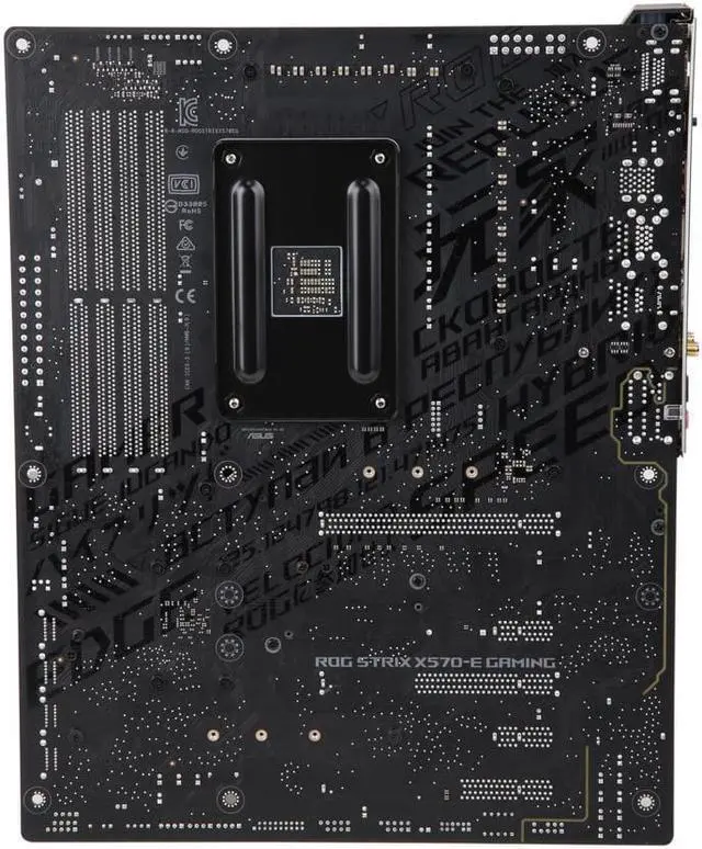 Alt view image 4 of 8 - ASUS ROG STRIX X570-E GAMING Asus ROG STRIX X570-E GAMING Socket AM4/ AMD X570/ DDR4/ 3-Way CrossFireX  and  2-Way SLI/ SATA3 and USB3.2/ M.2/ WiFi+Bluetooth/ A and V and GbE/ ATX Motherboard