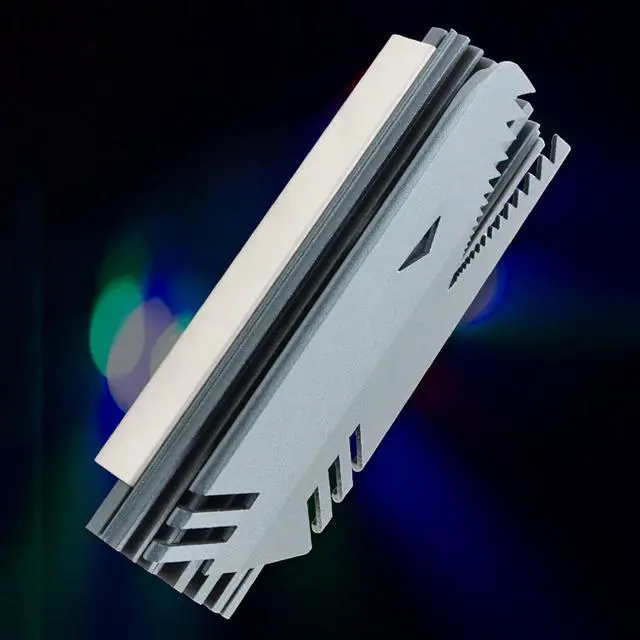 Alt view image 3 of 7 - Heatsink M.2 SSD Cooler NVMe SSD Heat Sink Cooling Thermal Pad for M2 SSD