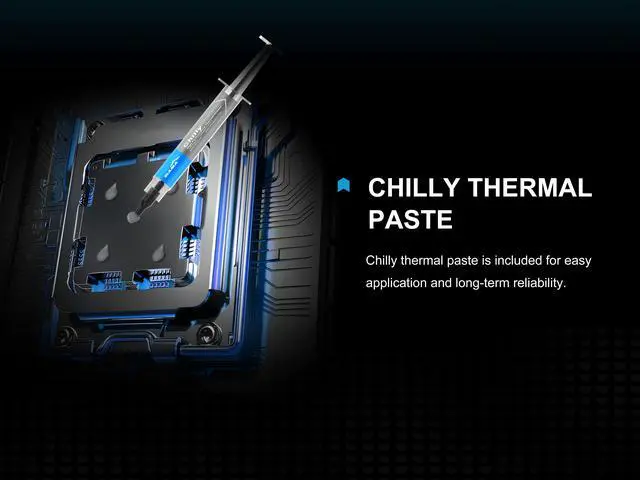 Alt view image 7 of 7 - SAMA A40L ARGB CPU Cooler, Single Tower Air Cooler with 120mm ARGB Fan, 240W TDP, 4 Direct-Touch Heat Pipes, Intel LGA 1700/1851 & AMD AM5 Compatible  Silver