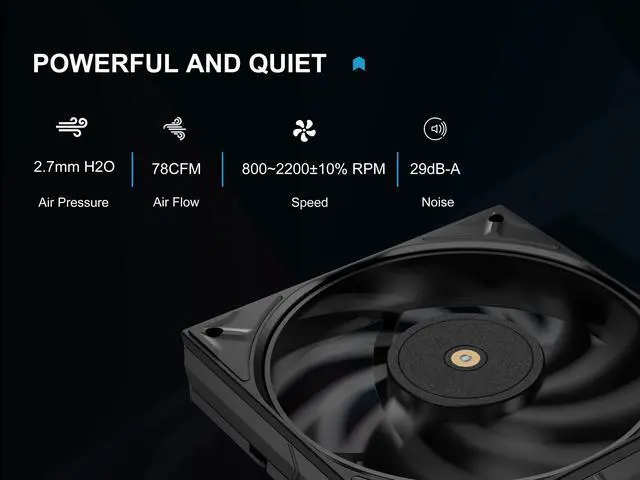 Alt view image 4 of 7 - SAMA A60B CPU Air Cooler-Dual Tower,2×120mm PWM Fans with Guide Ring, 6 Direct-Touch Heat Pipes, Micro-Convex Copper Base, 265W TDP, Intel LGA1700/1200/115X/1851 & AMD AM4/AM5, Black, Low Noise