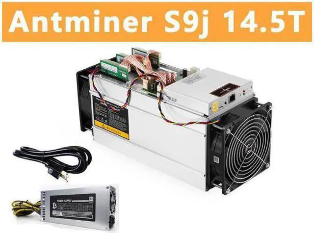 Alt view image 2 of 9 - ANTMINER S9j 14.5TH/s ( New 110V-220V PSU and US Power Cord Included ) Bitcoin Miner BTC Mining Machine ASIC Miner Superior to BITMAIN ANTMINER L3 L7 S9 S11 S17 S19 T17 E9