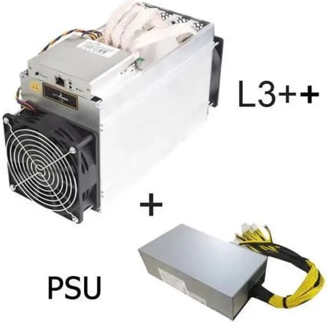 Alt view image 4 of 7 - ANTMINER L3++( With US Version Power Supply Adapt To 110V-240V ) 580 MH/s Litecoin Dogecoin Merge mining LTC Miner Merge DOGE Miner LTC Mining Machine Better Than ANTMINER L3 L3+ S9 S9i ASIC Miners