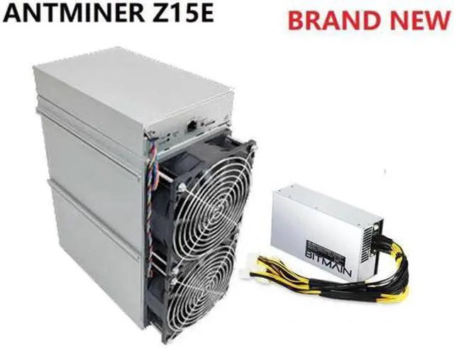 Main image of New Bitmain Antminer Z15e ZEC Mining Machine 200K Sol/s Asic Miner Crypto Miner Zcash Equihash Algorithm Miner Come with APW7 1800W Power Supply